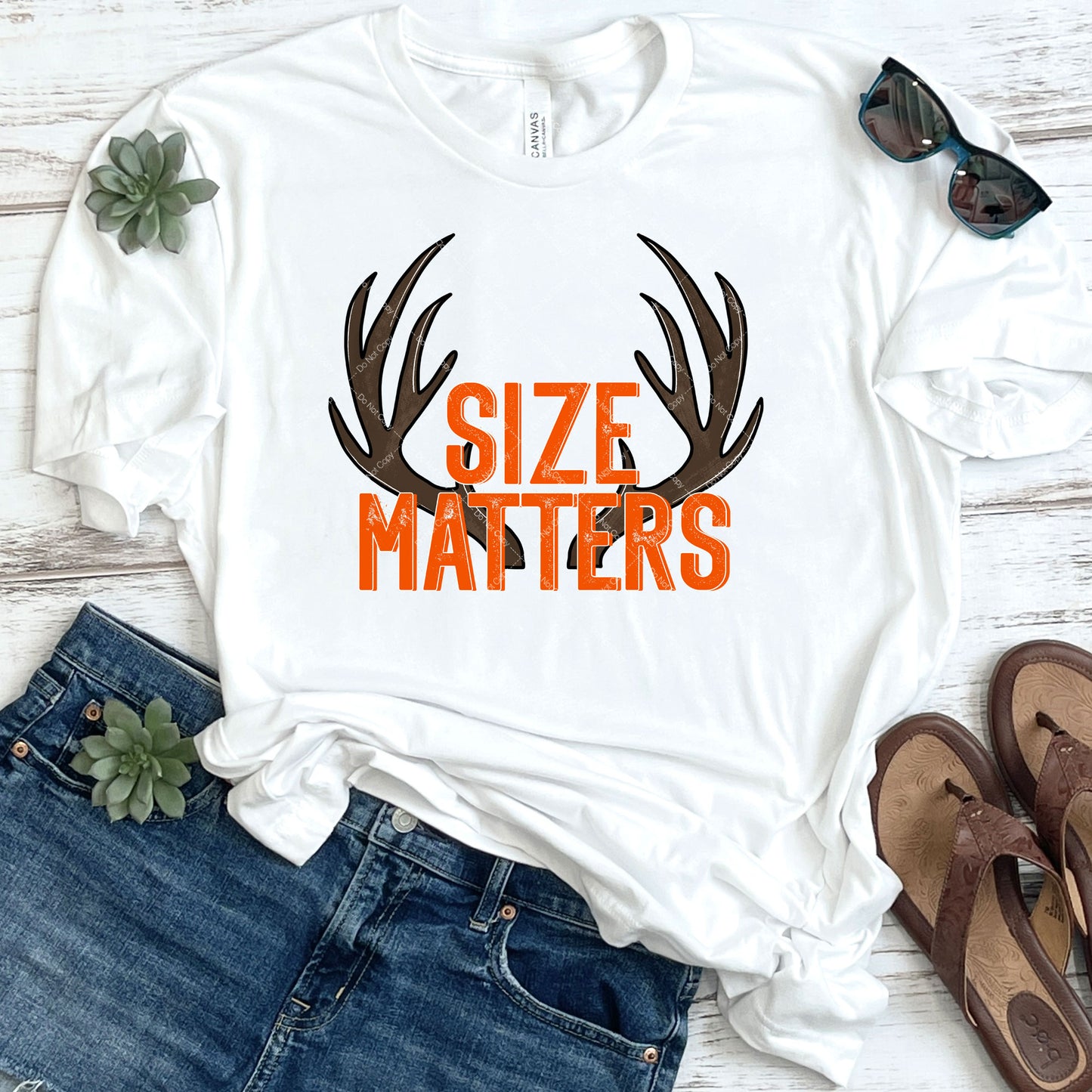 Size Matters Deer Antlers DTF