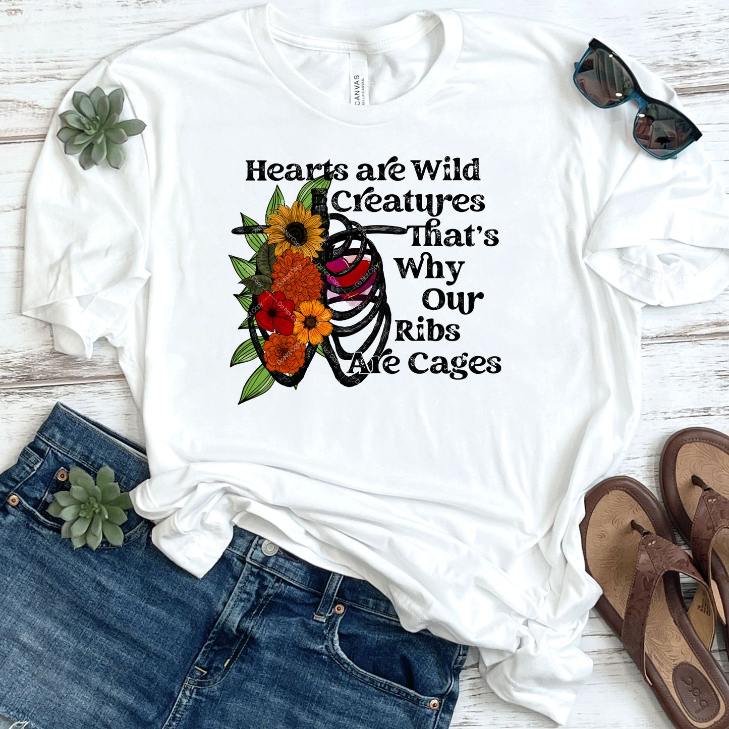 Our Hearts Are Wild Creatures DTF