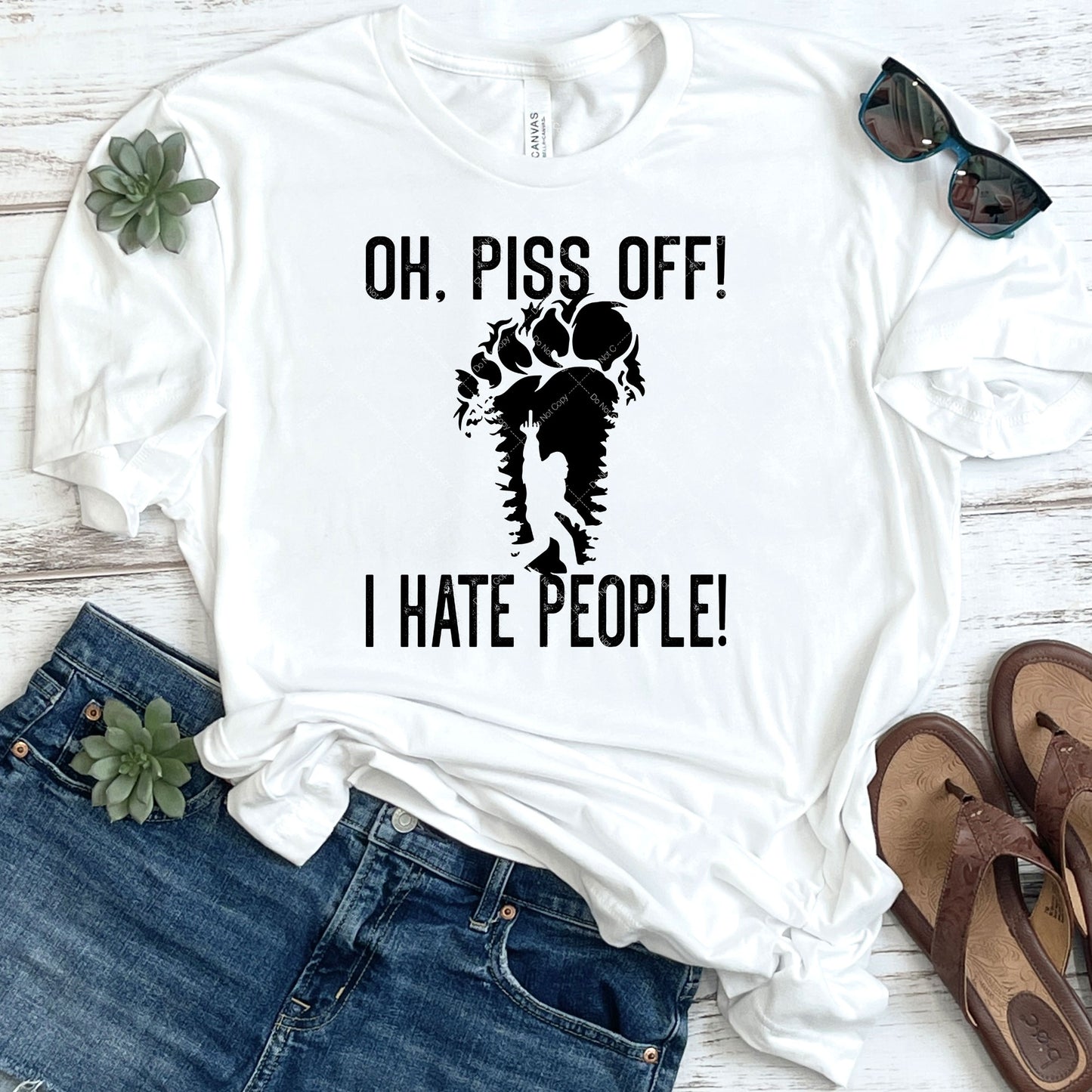Bigfoot I Hate People! DTF