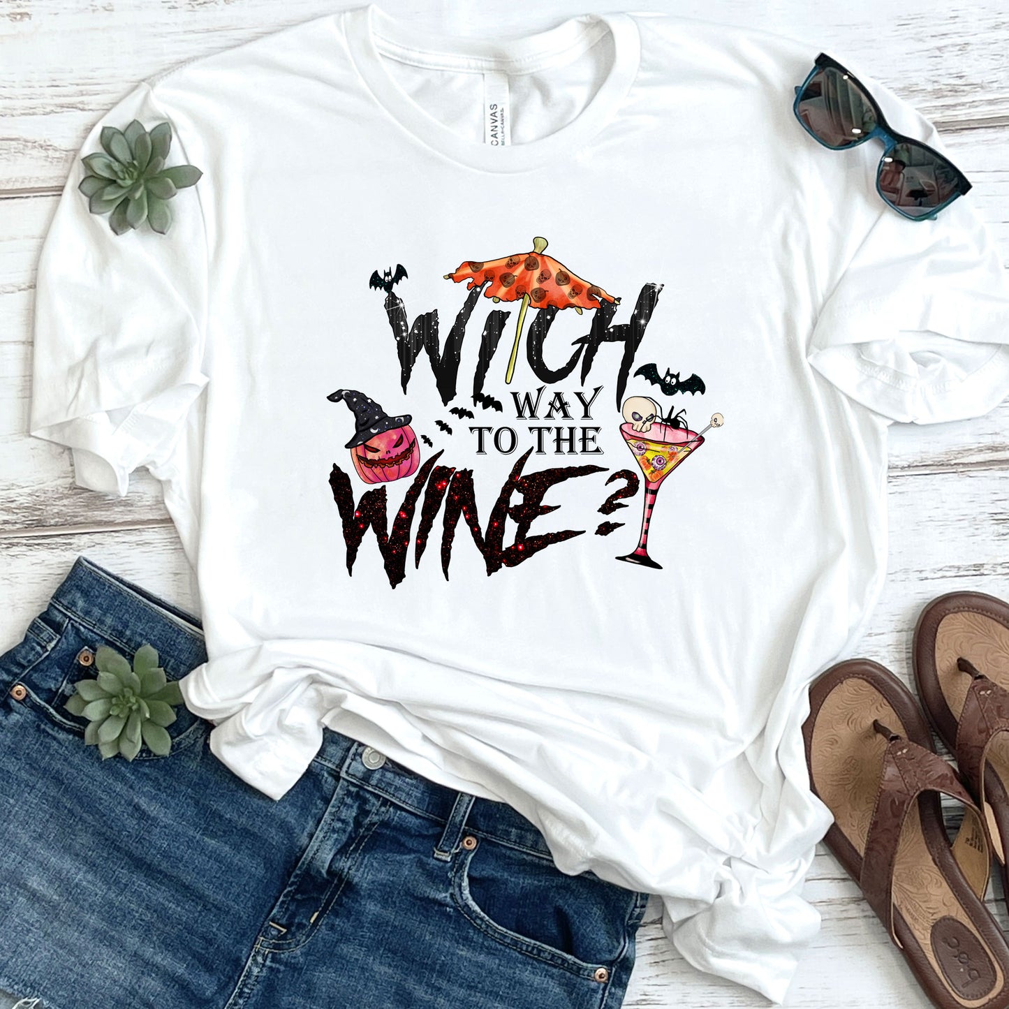 Witch Way To The Wine DTF