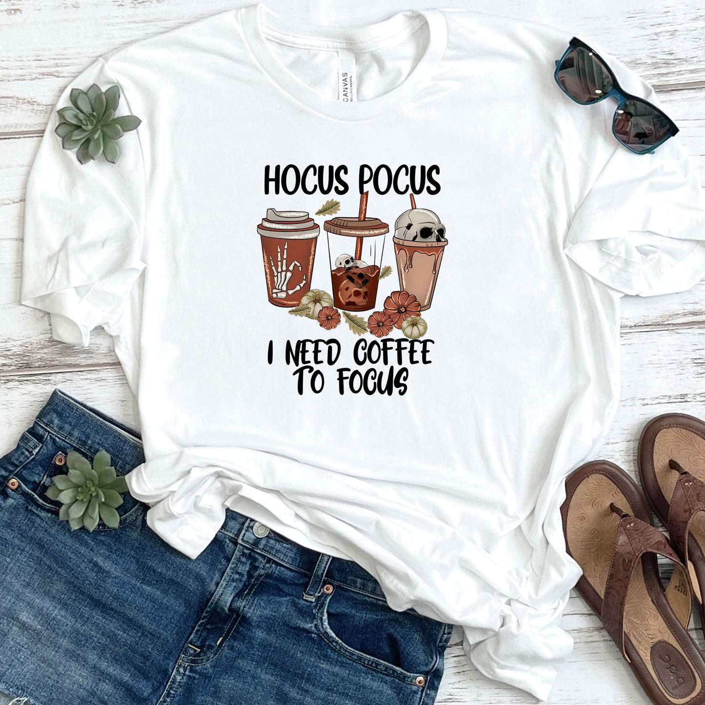 Hocus Pocus I Need Coffee To Focus DTF