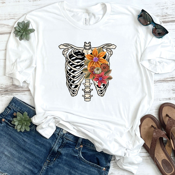 Flowery Fall Heart DTF