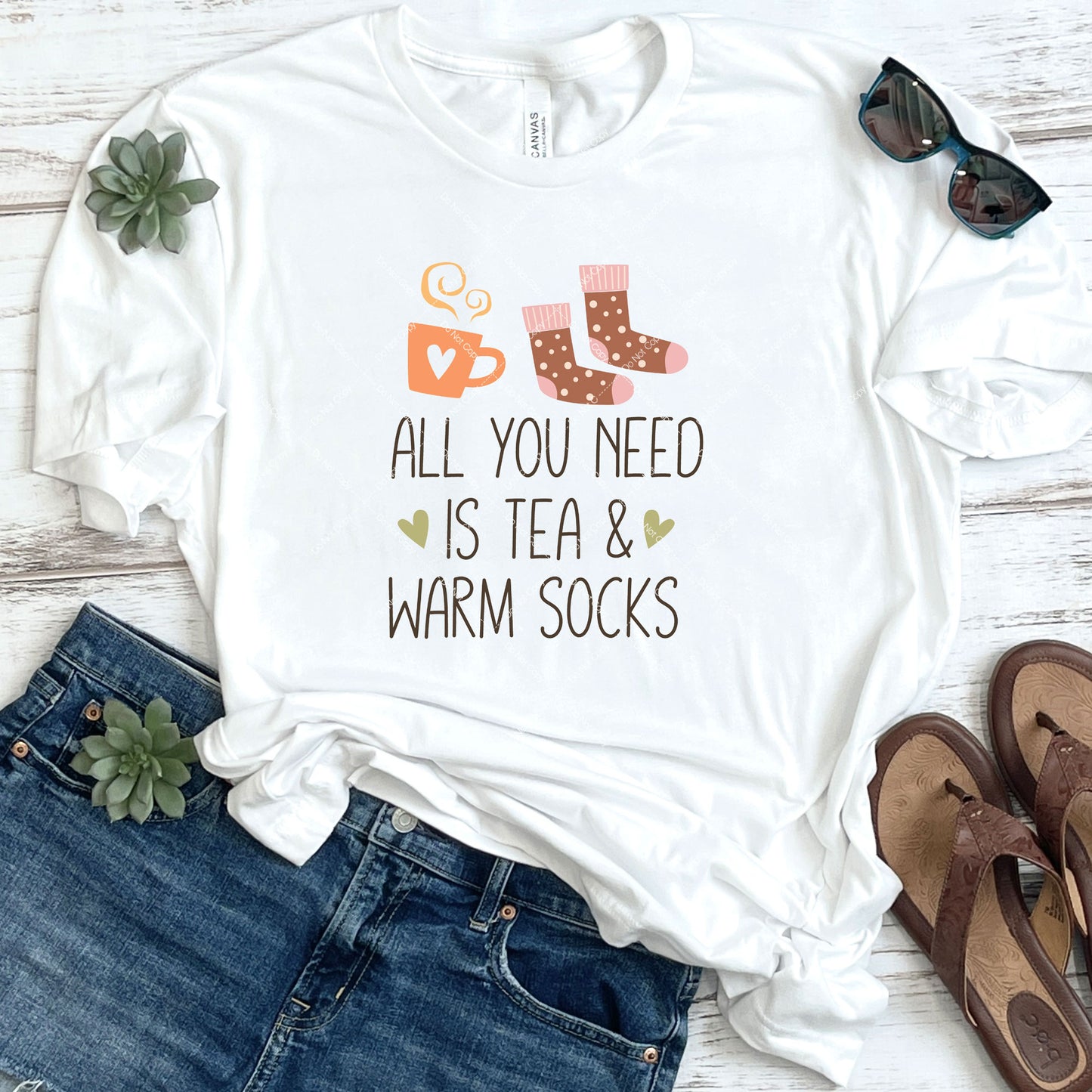 All You Need is Tea & Warm Socks DTF