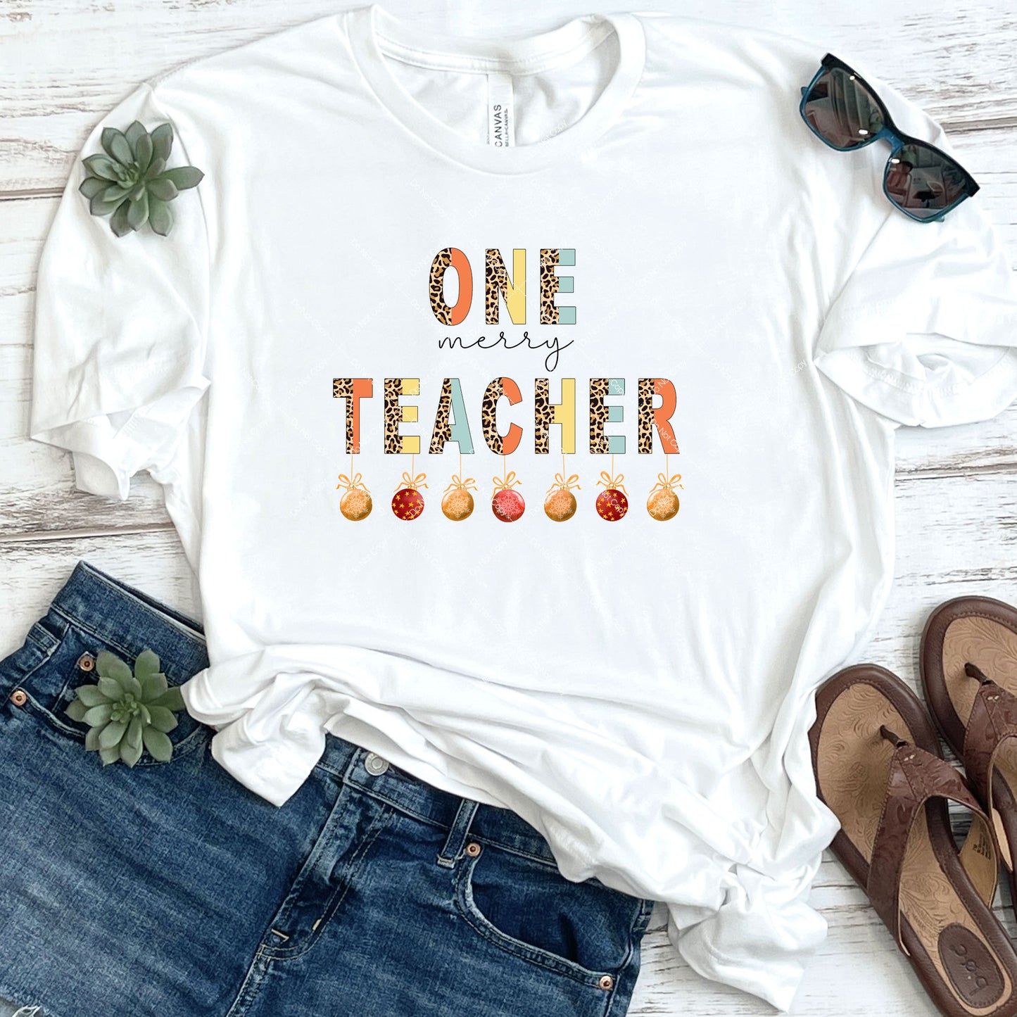 One Merry Teacher DTF