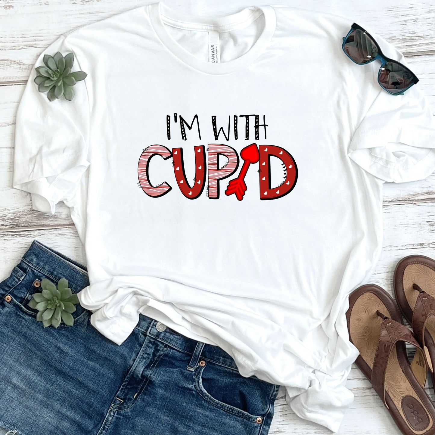 I'm With Cupid DTF