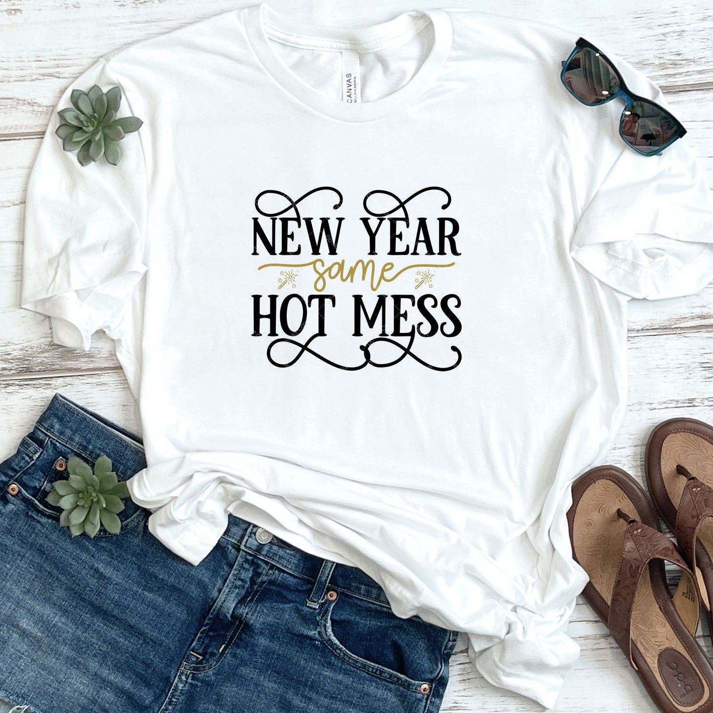 New Year Same Hot Mess DTF