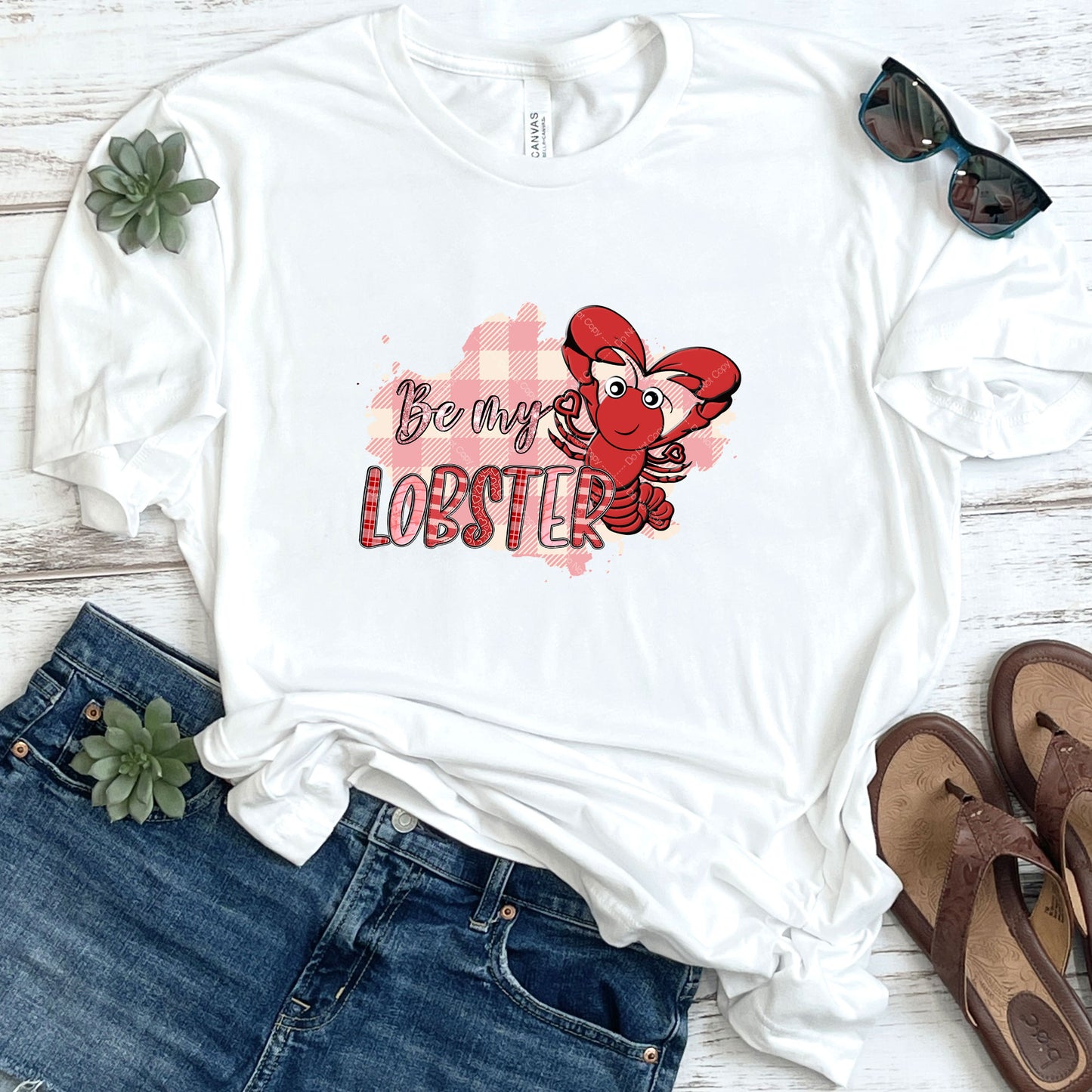 Be My Lobster Valentine DTF