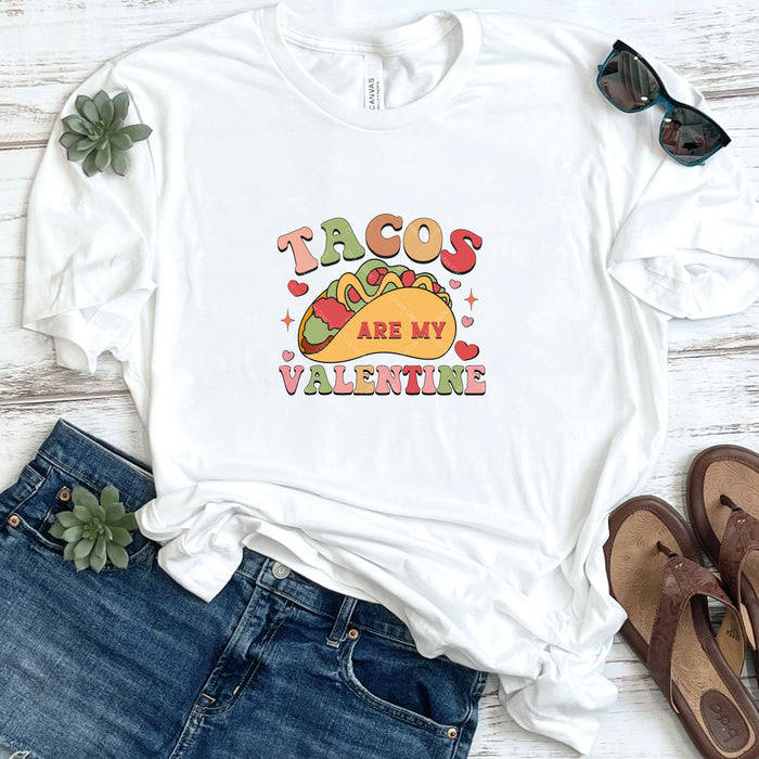 Tacos Are My Valentine DTF
