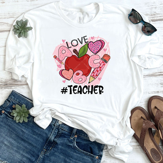 Love #Teacher DTF