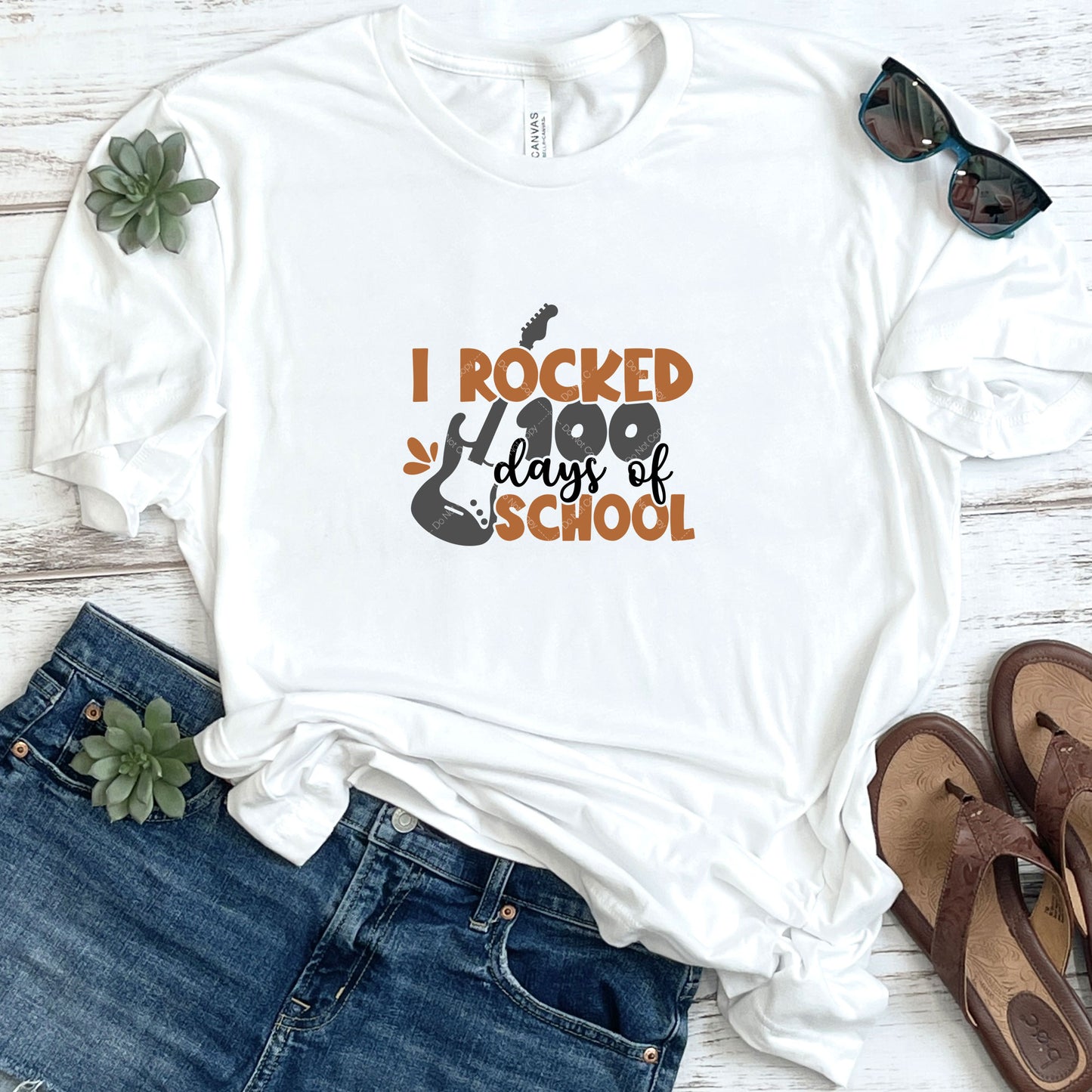 I Rocked 100 Days of School DTF