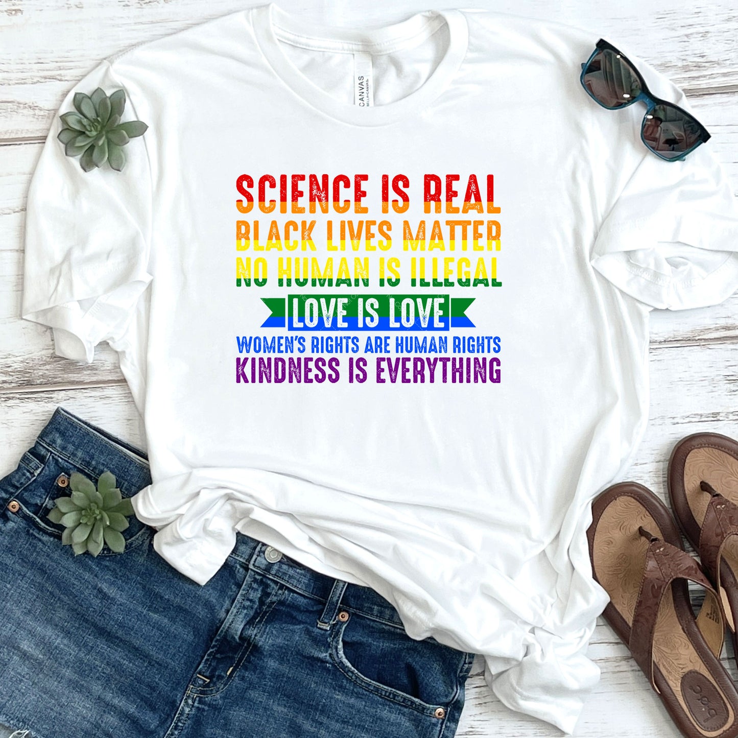 Science Is Real Black Lives Matter DTF