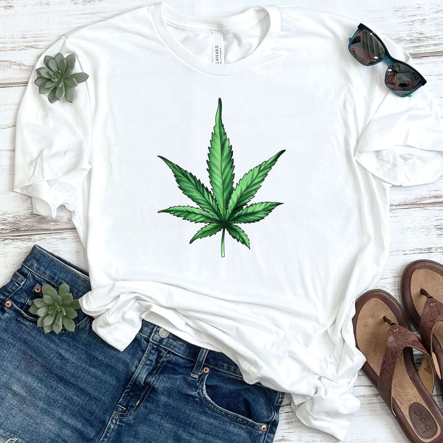 Cannabis Leaf DTF