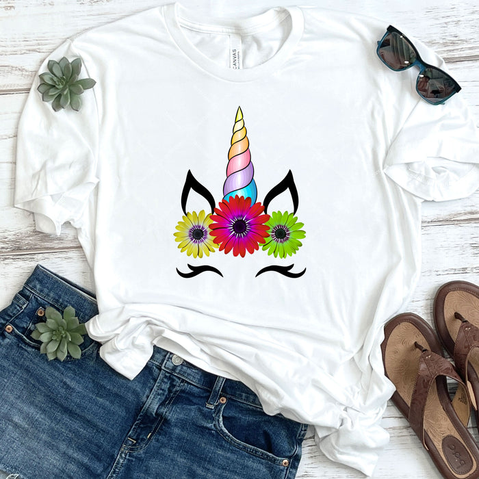 Floral Unicorn DTF