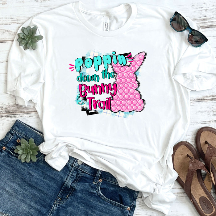 Poppin Down The Bunny Trail DTF
