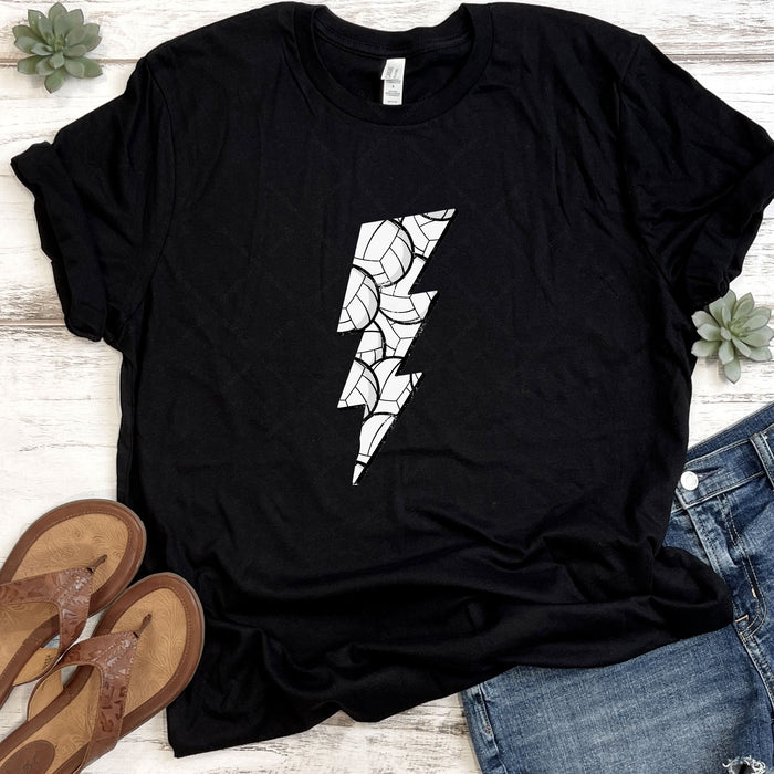 Volleyball Lightning Bolt DTF
