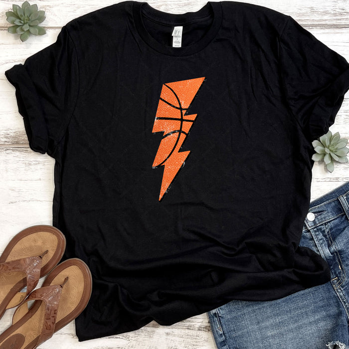 Basketball Lightning Bolt DTF