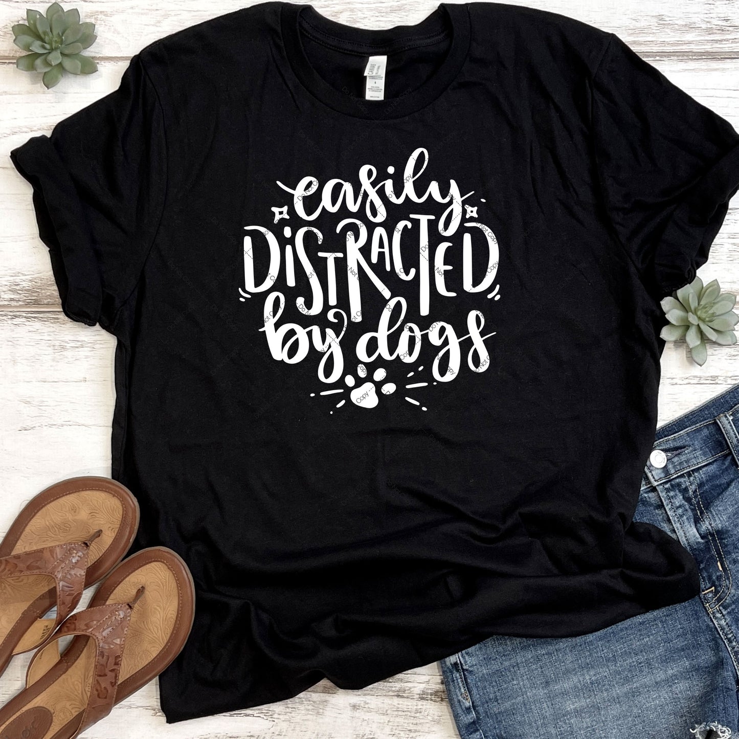 Easily Distracted By Dogs DTF