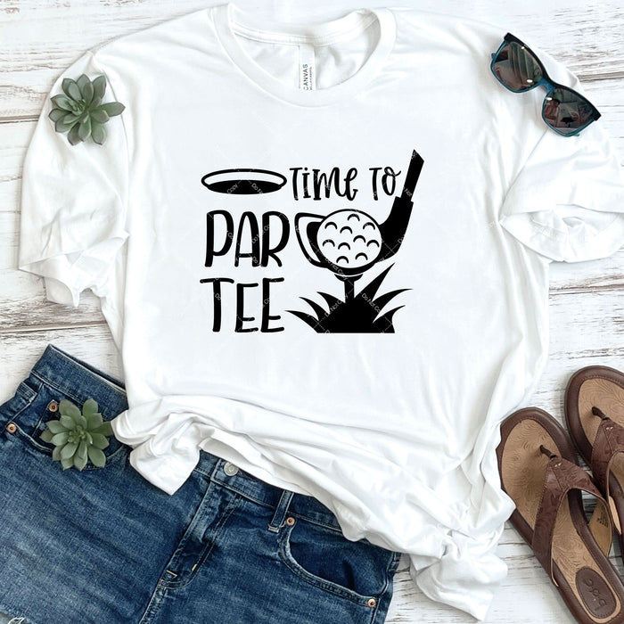 Time To Par Tee DTF