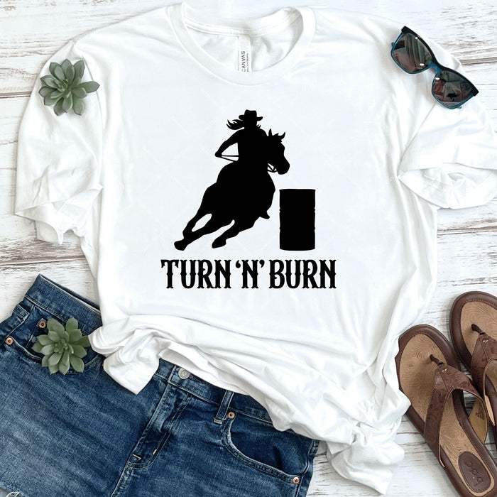 Turn 'N' Burn Barrel Racing DTF