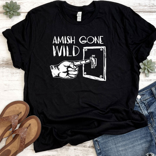 Amish Gone Wild Black DTF