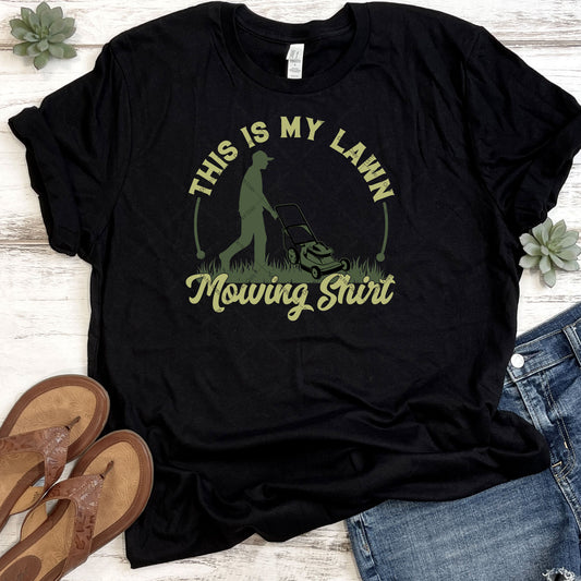 This Is My Lawn Mowing Shirt DTF