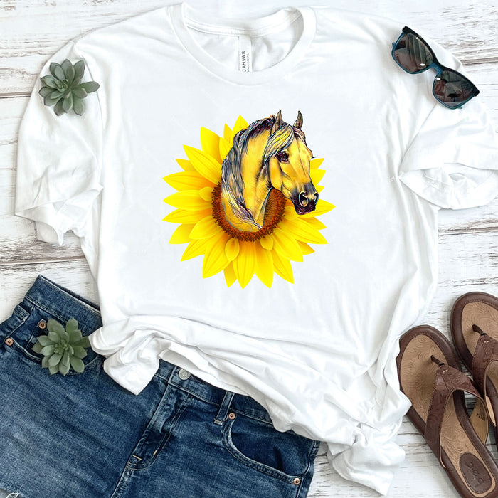 Sunflower Horse DTF