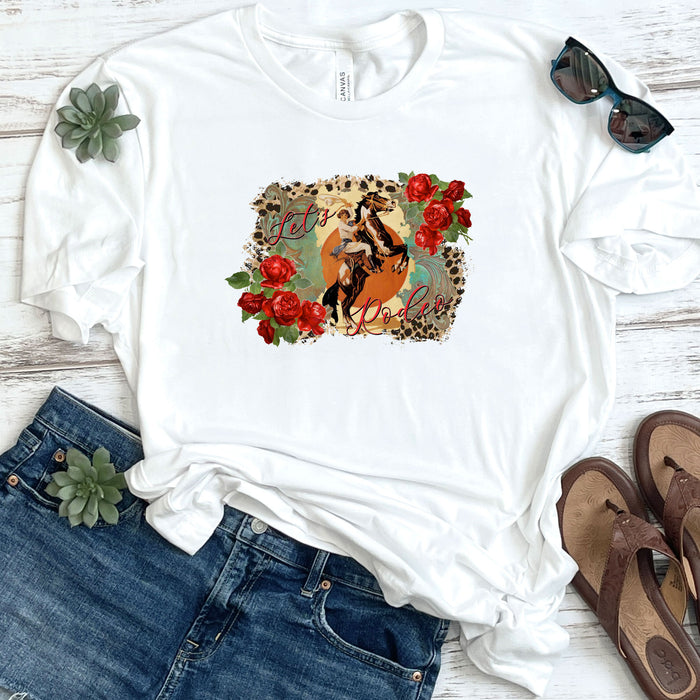 Vintage Let's Rodeo DTF