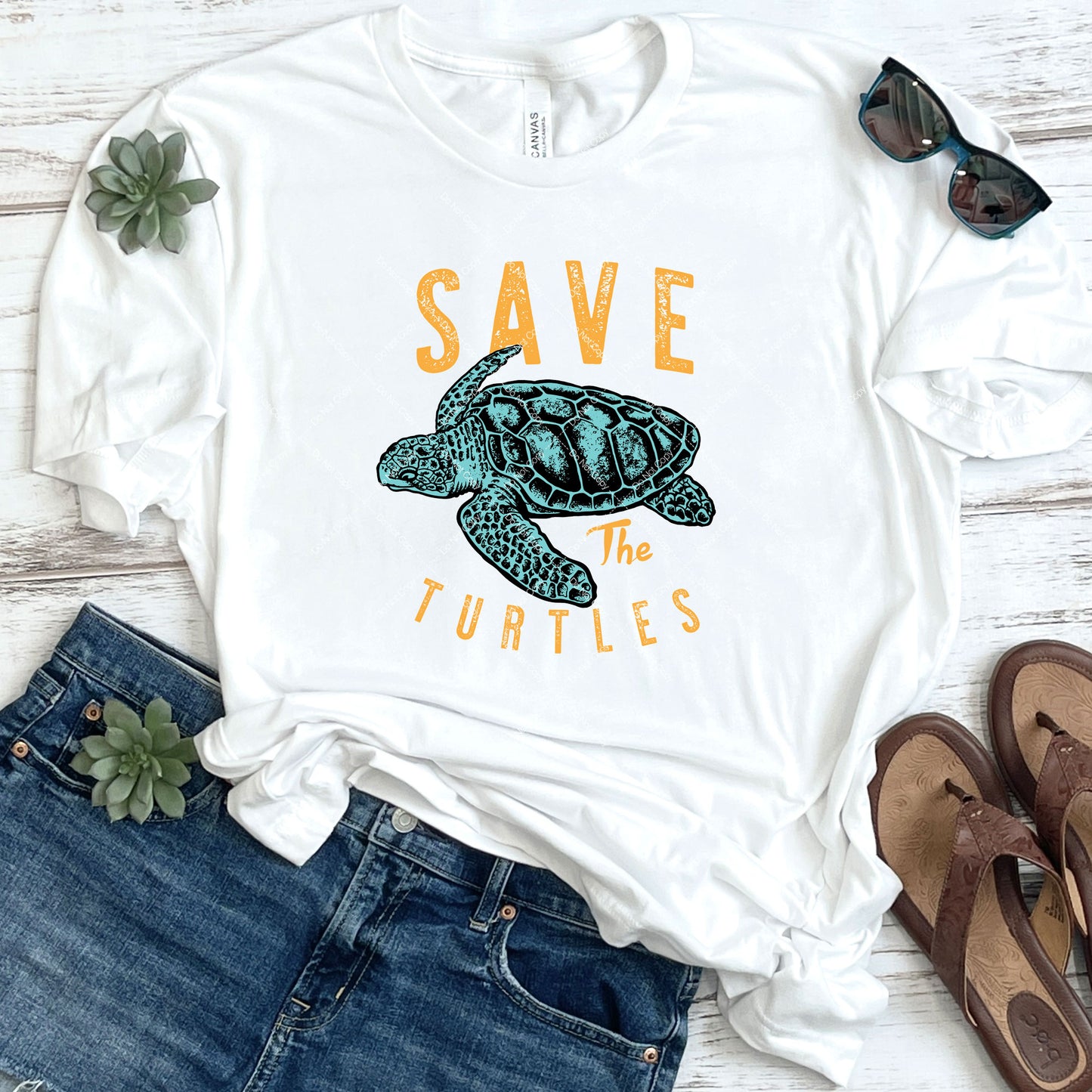 Save The Turtles DTF