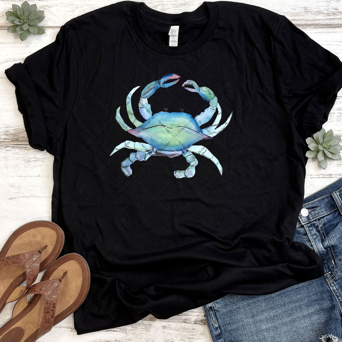 Colorful Crab DTF