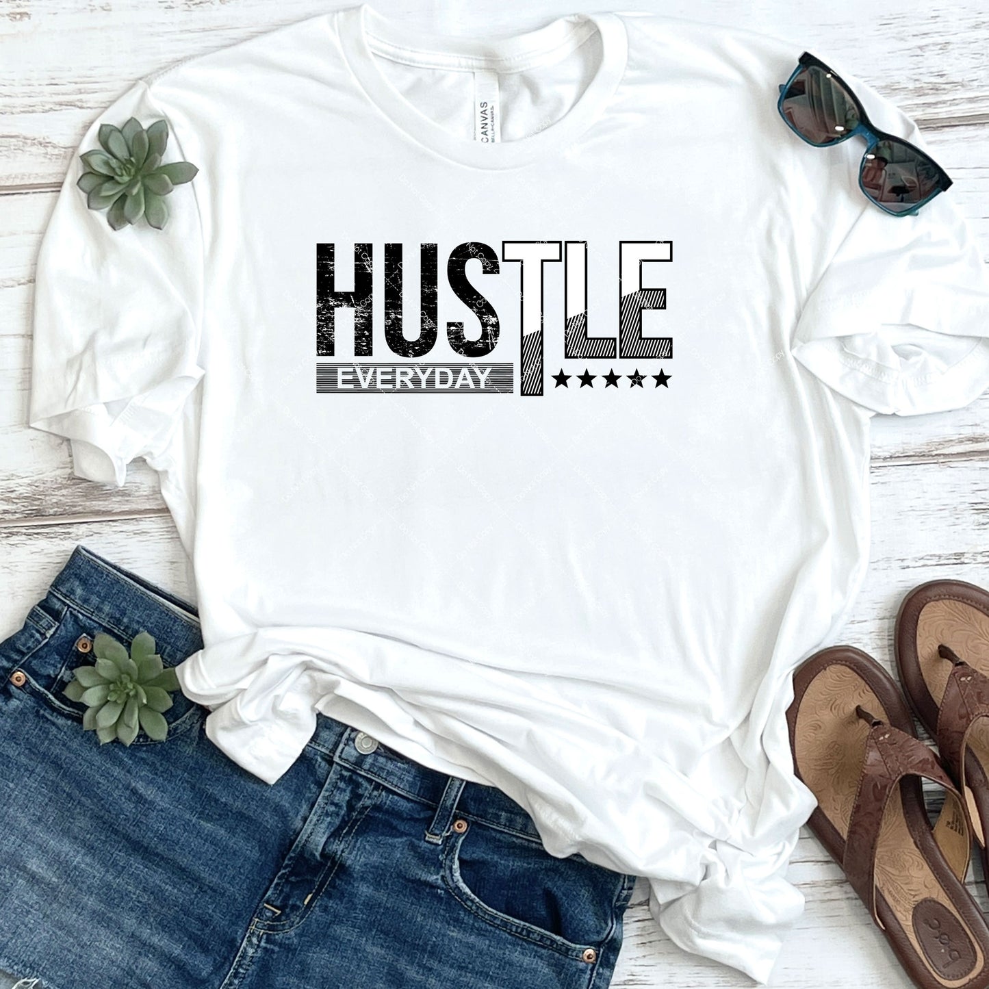 Hustle Everyday DTF
