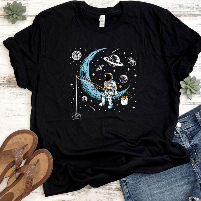 Astronaut Fishing DTF