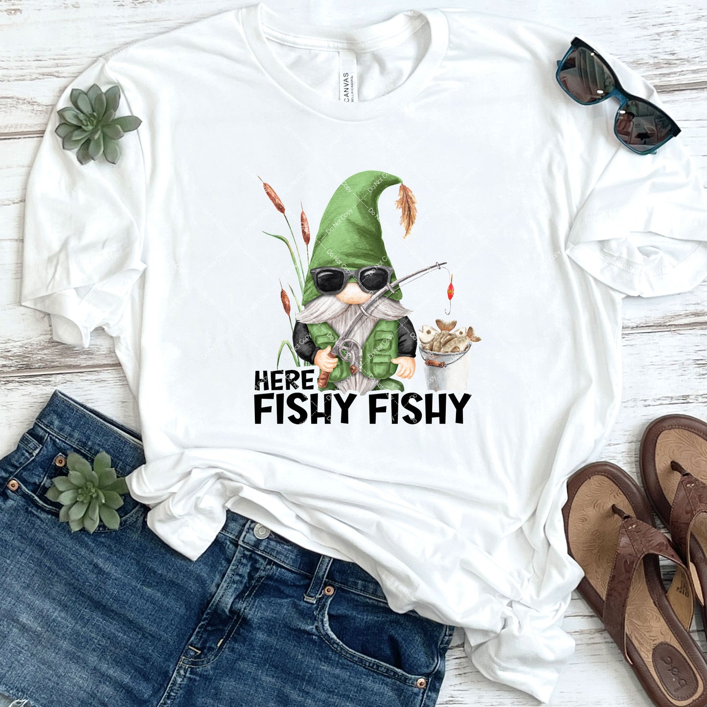 Here Fishy Fishy DTF
