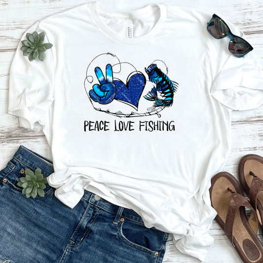 Peace Love Fishing DTF
