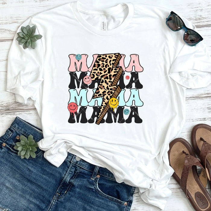 Leopard Print Mama DTF
