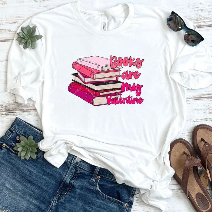 Books Are My Valentine DTF