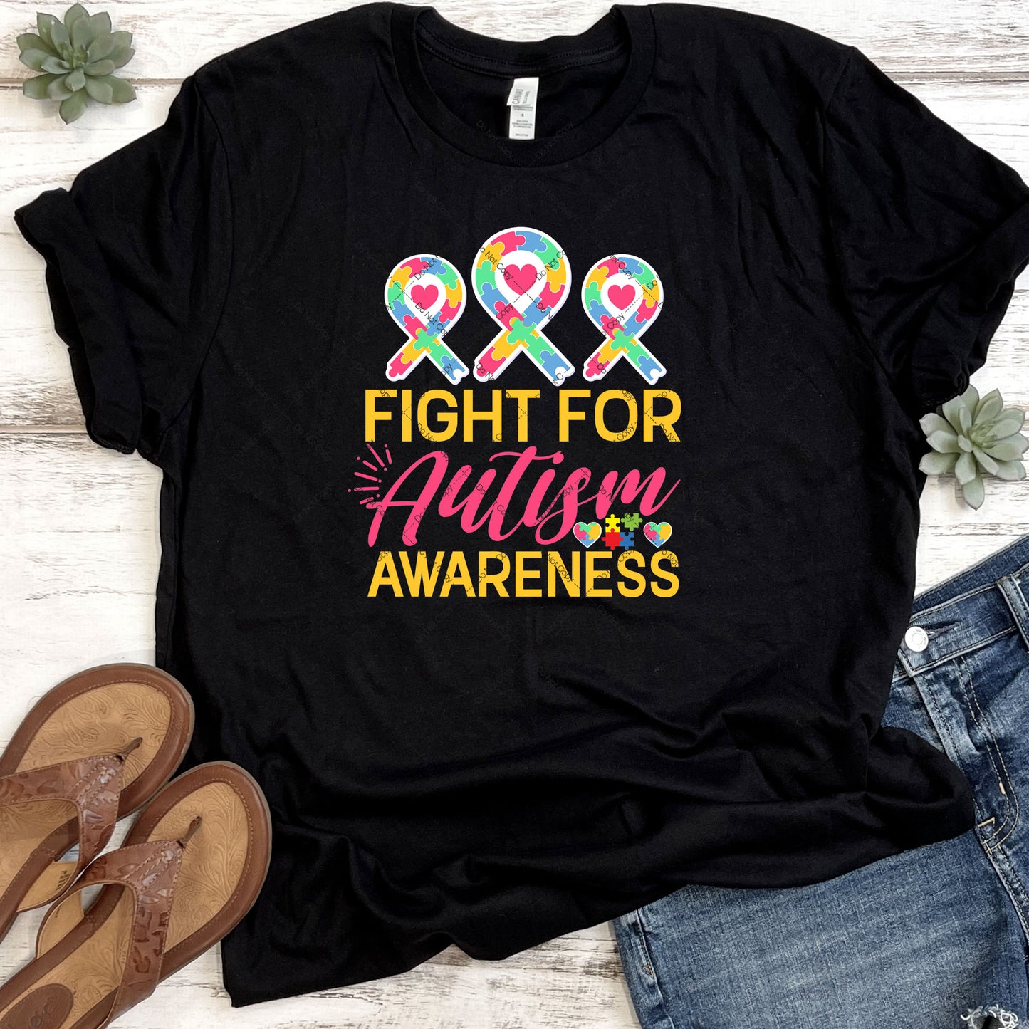 Fight For Autism Awareness DTF