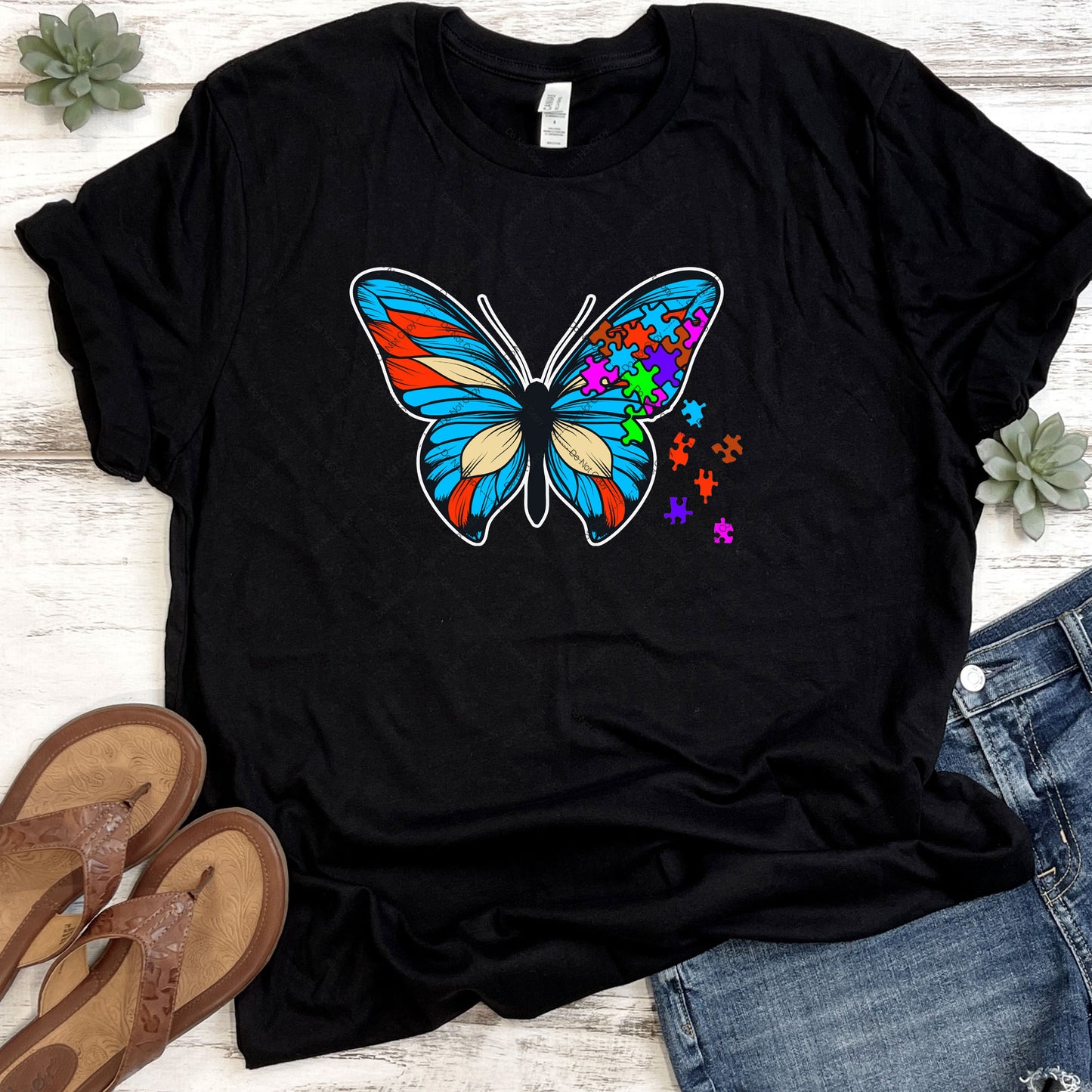 Autism Butterfly DTF