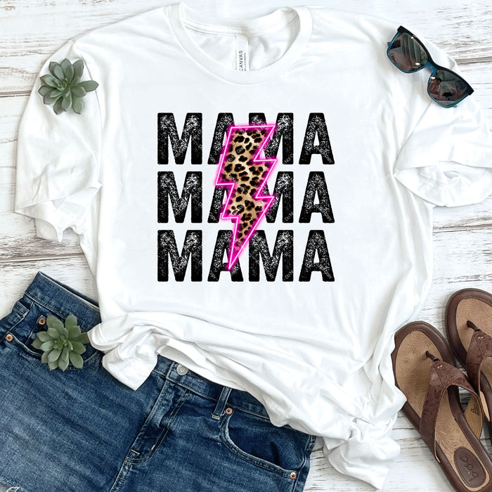 Leopard Print Bolt Mama DTF