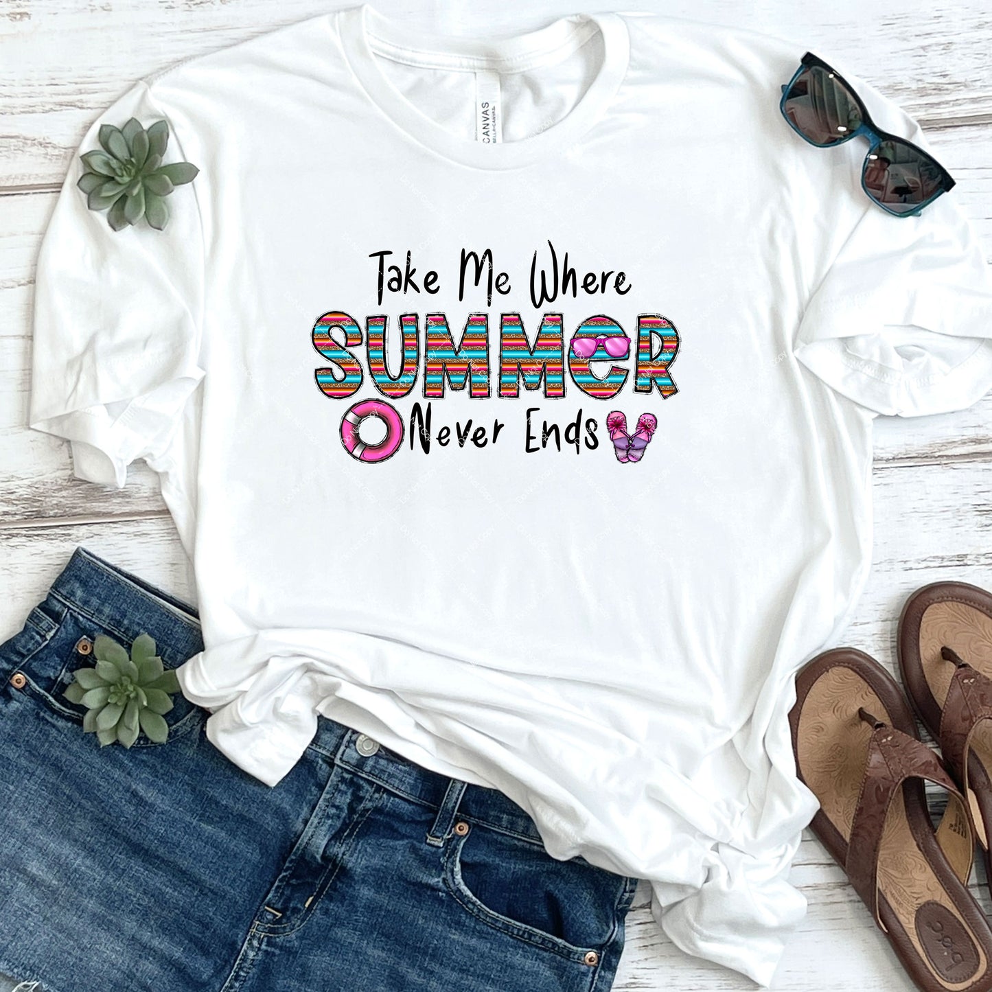 Take Me Where Summer Never Ends DTF
