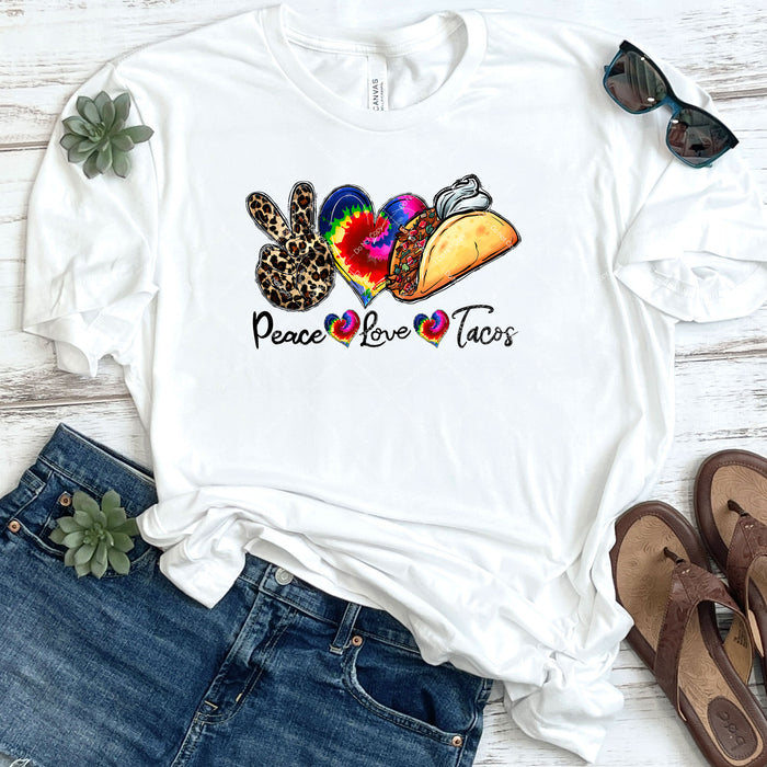 Peace Love Tacos DTF