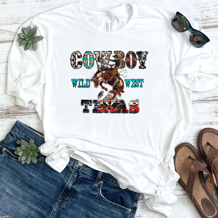 Wild West Texas Cowboy DTF