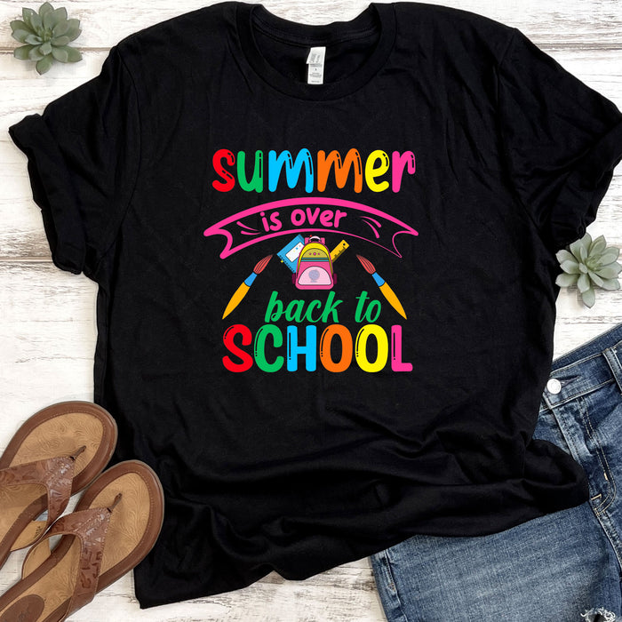 Summer Is Over Back To School DTF