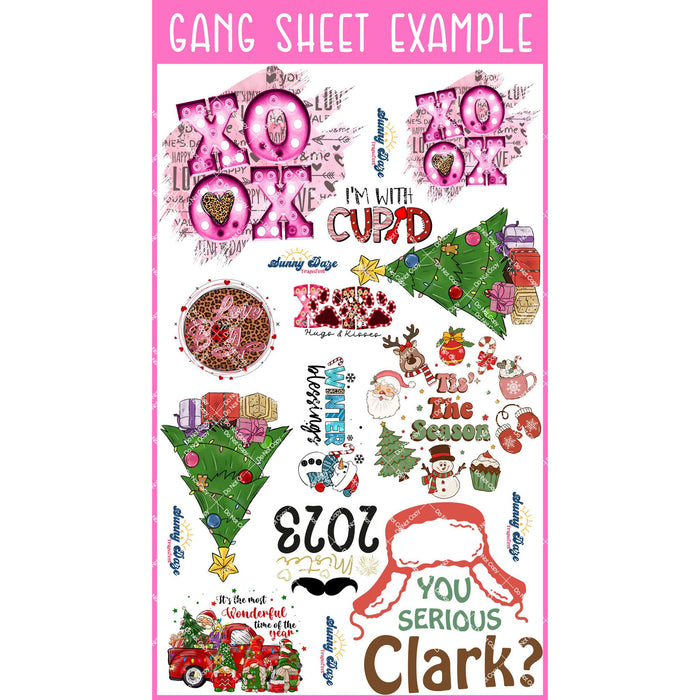 Your Custom DTF Gang Sheets